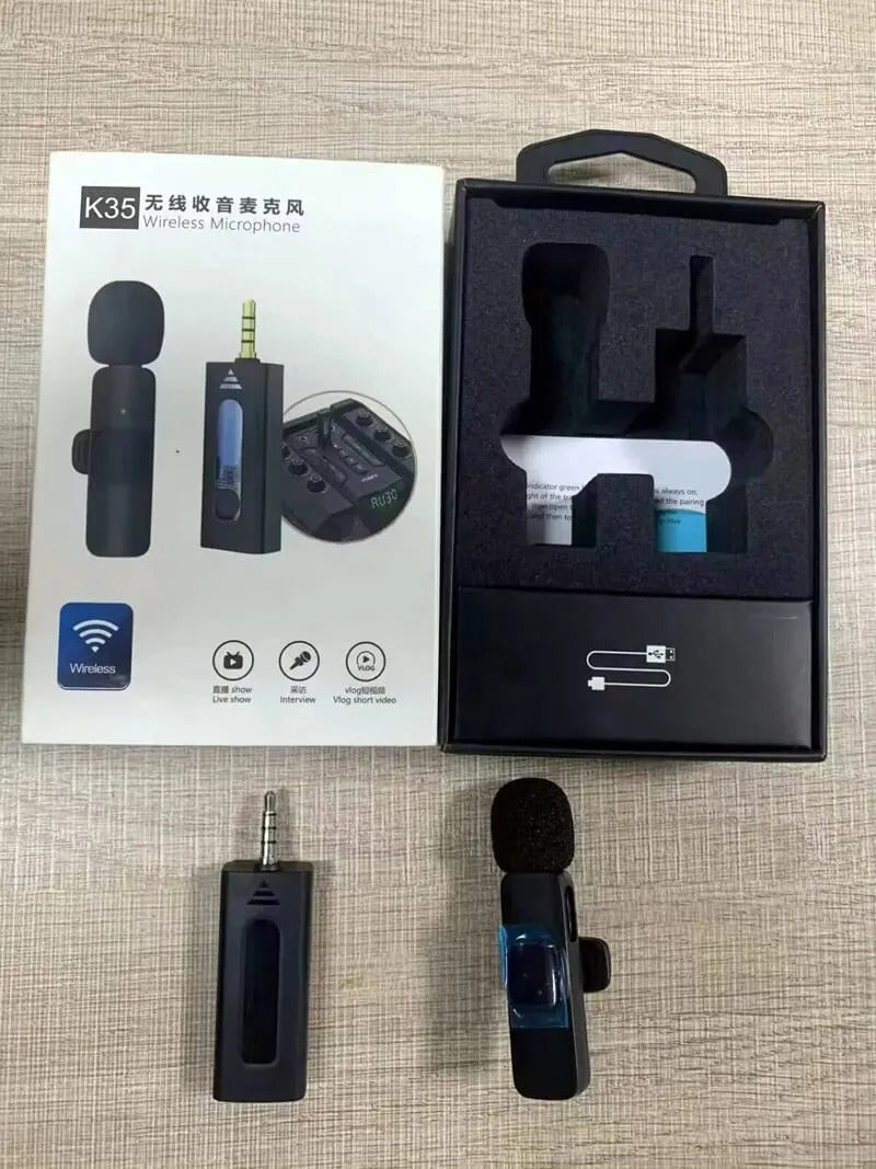 K35 High Quality Collar Wireless Single Microphone