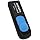 ADATA UV128 128GB USB 3.0 Retractable Capless Flash Drive, Blue