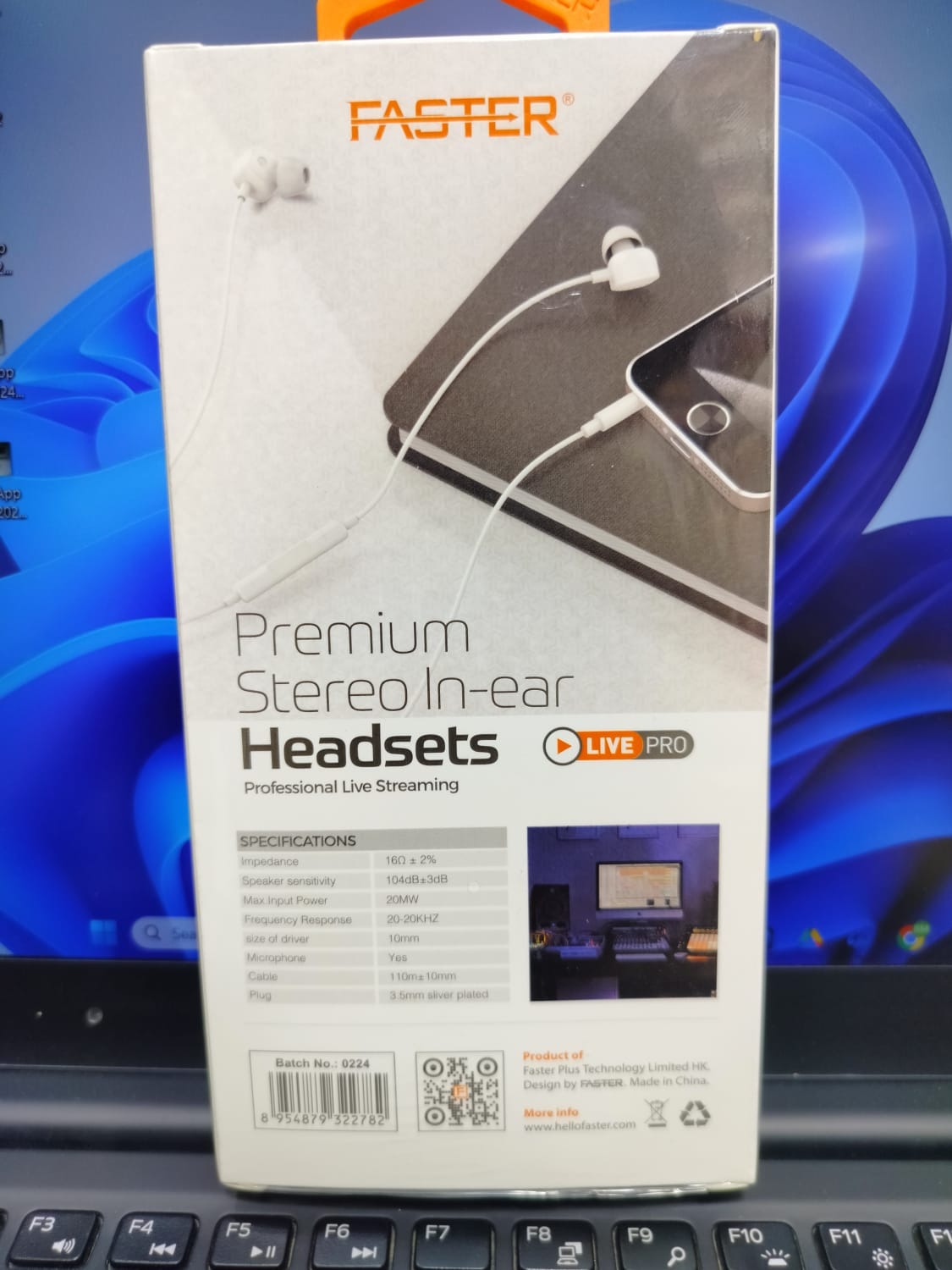 Faster Joy J9 Wired Full Bass Handsfree