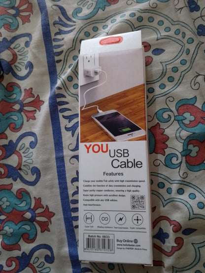 FASTER Fac-400 Micro USB Charging Cable – Fast & Durable for Android Smartphones