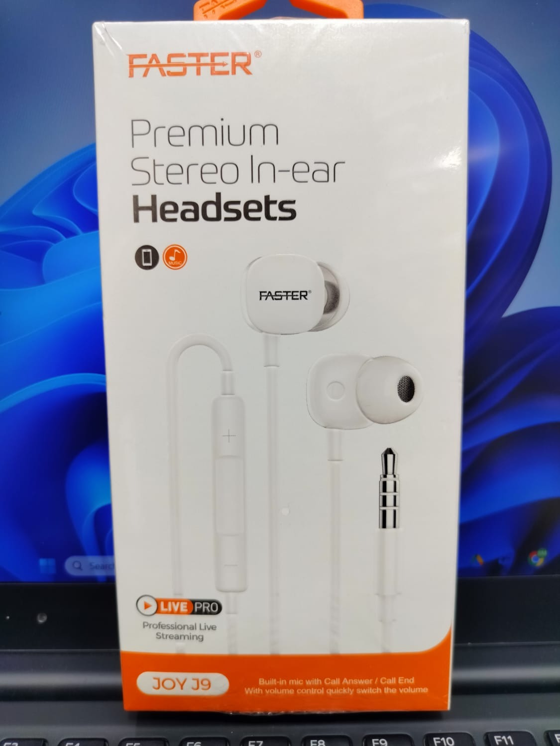 Faster Joy J9 Wired Full Bass Handsfree