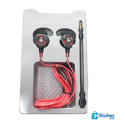 Interlink Wired Gaming Earphones with Detachable HD Mic |
