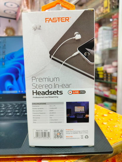 Faster Joy J9 Wired Full Bass Handsfree