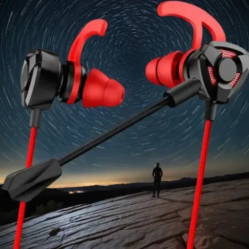 Interlink Wired Gaming Earphones with Detachable HD Mic |